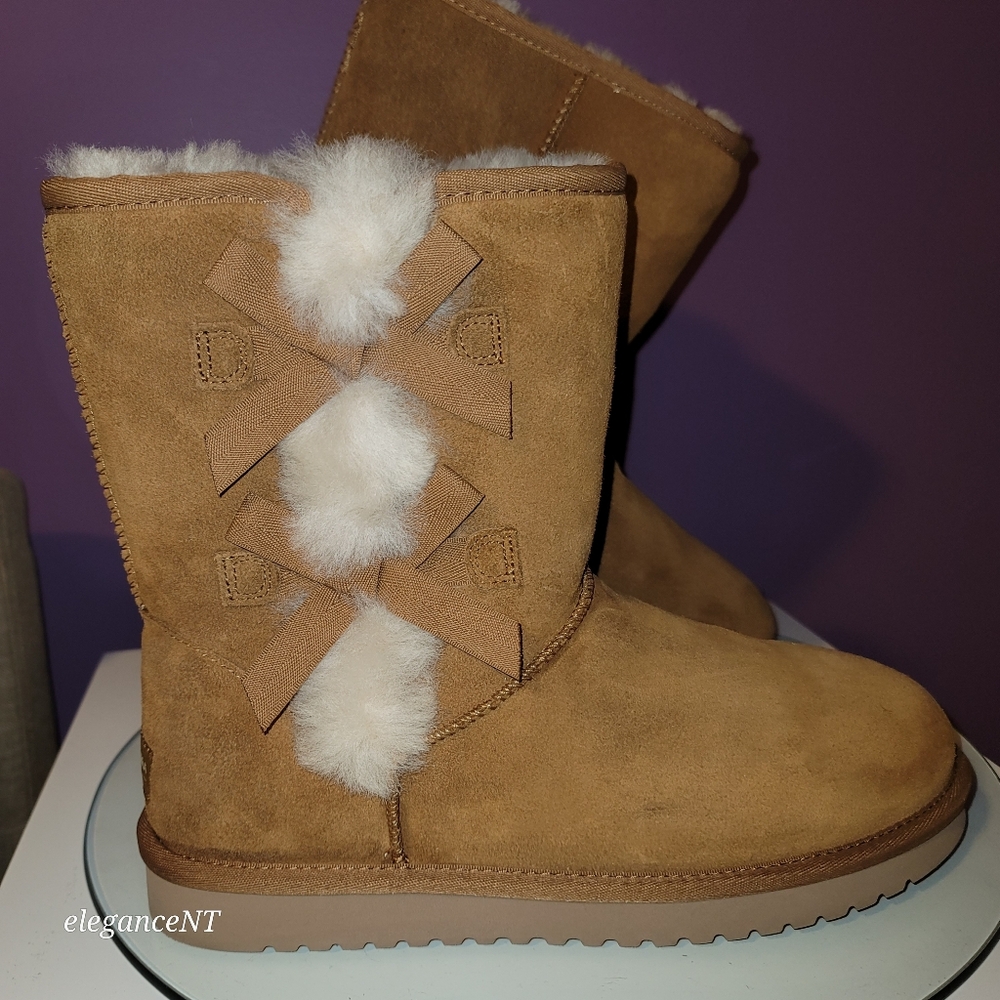 Koolaburra By UGG Tan Furrt Boots Sz: 10 - Picture 7 of 9